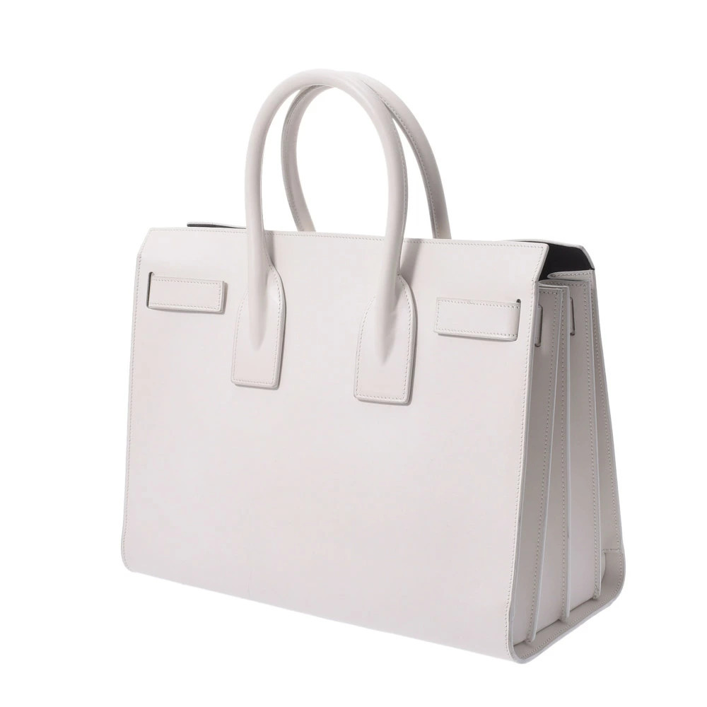 Saint Laurent Handbag Sac de Jour Calfskin White